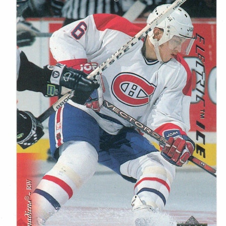 1995-96 Upper Deck Electric Ice #343 Oleg Petrov (15-B14-CANADIENS)