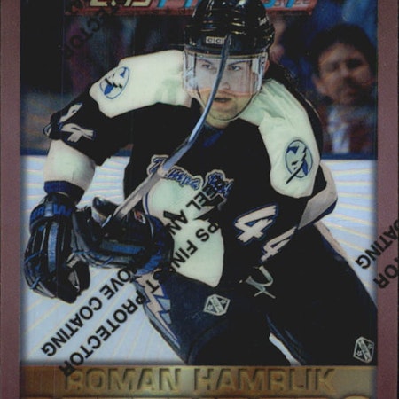 1995-96 Finest Refractors #93 Roman Hamrlik B (25-B14-LIGHTNING)