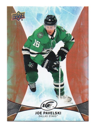 2020-21 Upper Deck Ice Orange #5 Joe Pavelski (15-A4-NHLSTARS)