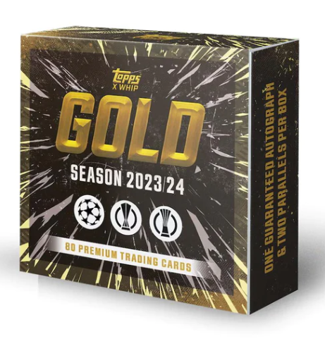 2023-24 Topps Gold UEFA Club Competitions Soccer (Hobby Box)