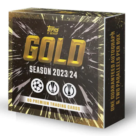 2023-24 Topps Gold UEFA Club Competitions Soccer (Hobby Box)