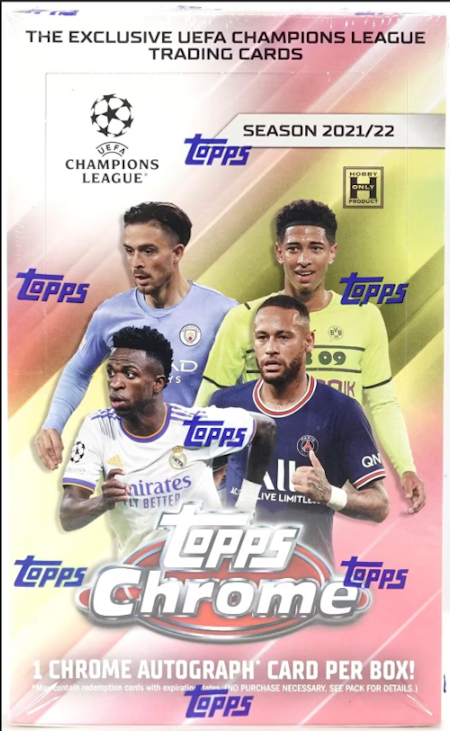 2021-22 Topps Chrome UEFA Champions League (Hobby Box)