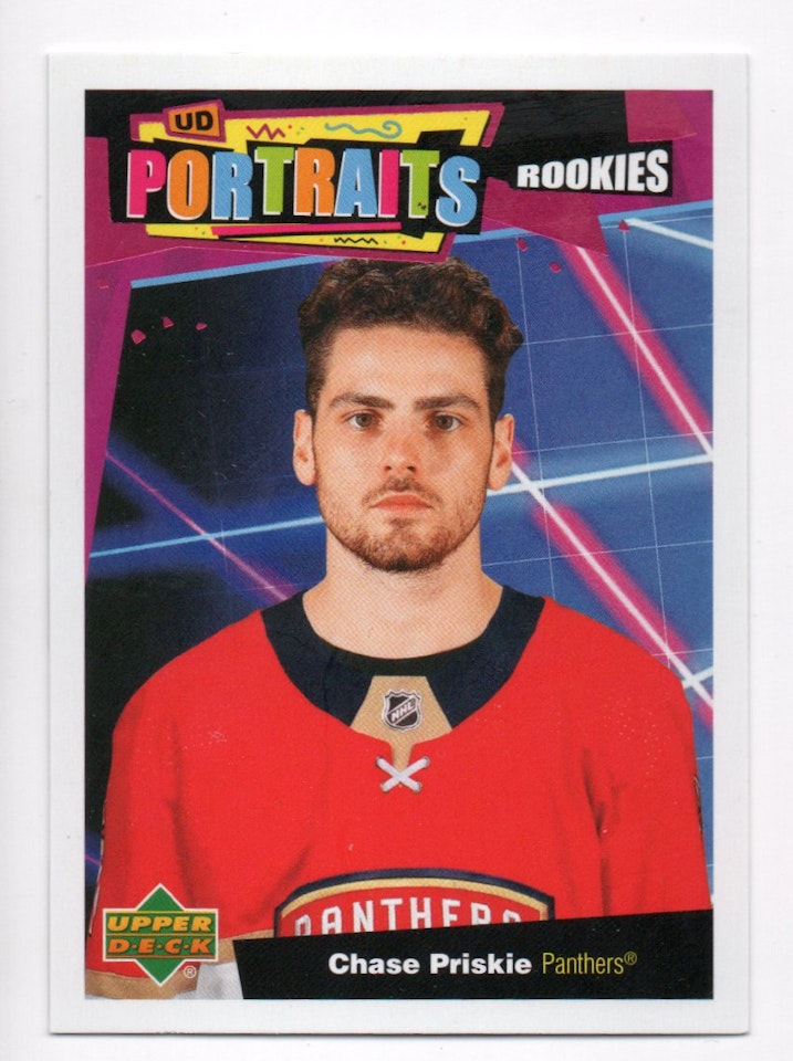 2020-21 Upper Deck UD Portraits #P53 Chase Priskie (10-B9-NHLPANTHERS)