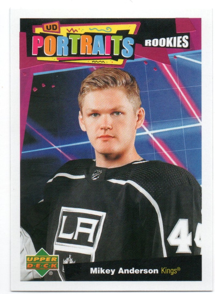 2020-21 Upper Deck UD Portraits #P84 Mikey Anderson (10-A14-NHLKINGS)