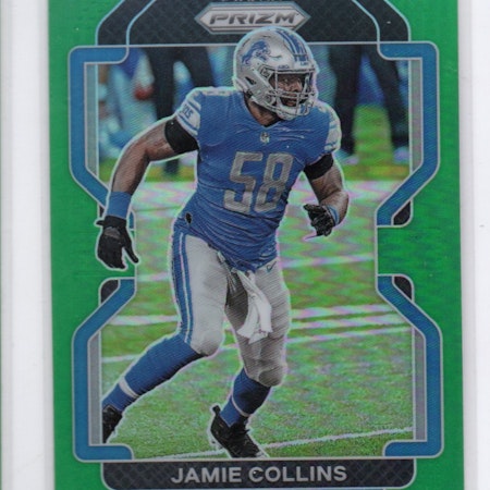 2021 Panini Prizm Prizms Green #152 Jamie Collins (20-B3-NFLLIONS)