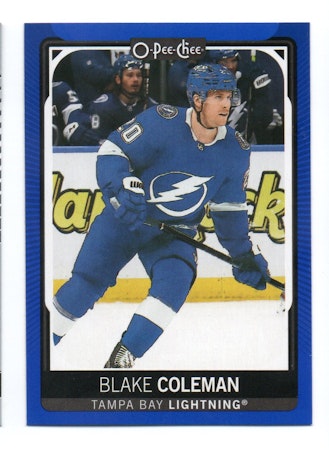 2021-22 O-Pee-Chee Blue #136 Blake Coleman (10-A15-LIGHTNING)