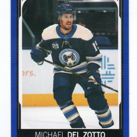 2021-22 O-Pee-Chee Blue #184 Michael Del Zotto (10-A7-BLUEJACKETS)