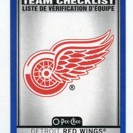 2021-22 O-Pee-Chee Blue #561 Detroit Red Wings (10-A7-REDWINGS)
