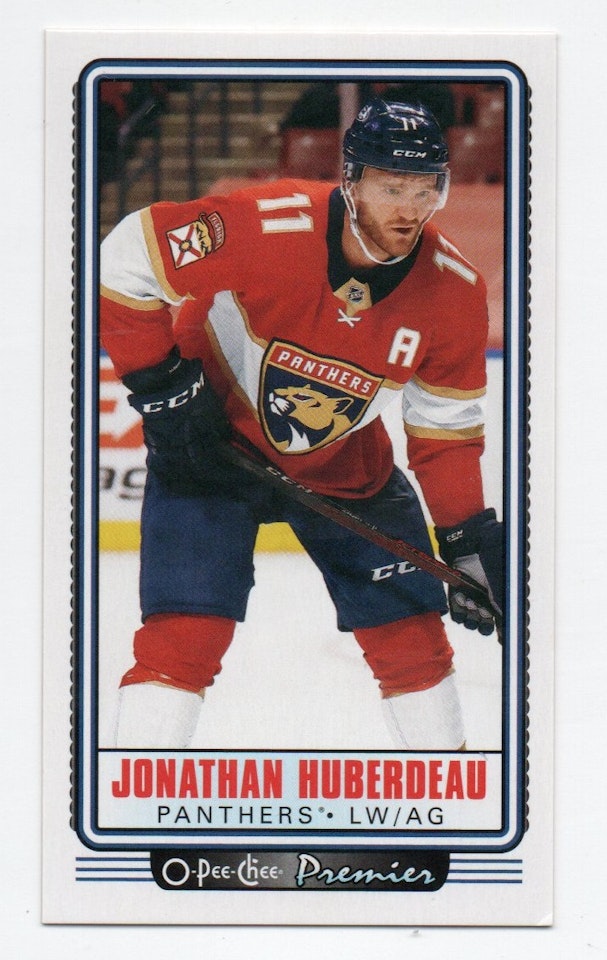 2021-22 O-Pee-Chee OPC Premier Tallboys #P12 Jonathan Huberdeau (10-A5-NHLPANTHERS)