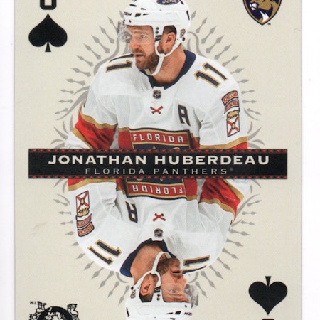 2021-22 O-Pee-Chee Playing Cards #5SPADES Jonathan Huberdeau (20-A14-NHLPANTHERS)
