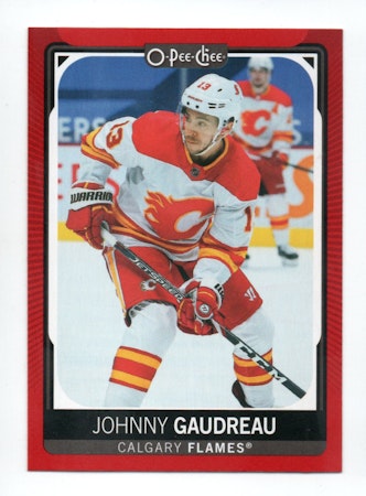 2021-22 O-Pee-Chee Red #37 Johnny Gaudreau (20-A15-FLAMES)