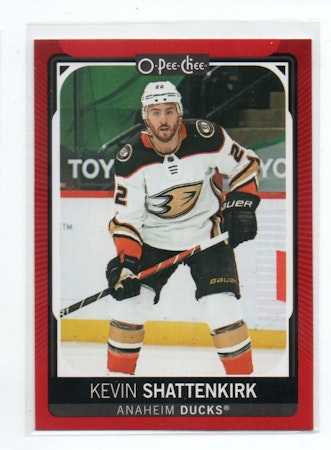 2021-22 O-Pee-Chee Red #196 Kevin Shattenkirk (15-A14-DUCKS)
