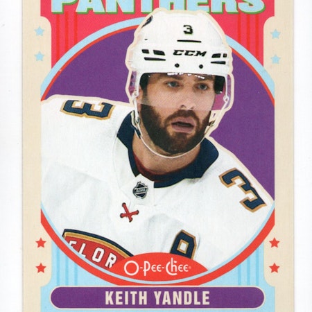 2021-22 O-Pee-Chee Retro #46 Keith Yandle (10-A8-NHLPANTHERS)