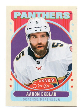 2021-22 O-Pee-Chee Retro #57 Aaron Ekblad (10-A8-NHLPANTHERS)