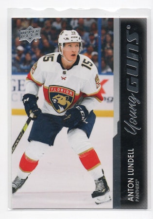 2021-22 Upper Deck #489 Anton Lundell YG RC (60-A2-NHLPANTHERS)