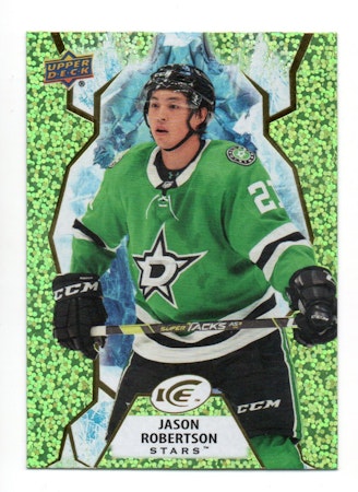 2021-22 Upper Deck Ice Green #85 Jason Robertson (20-A4-NHLSTARS)