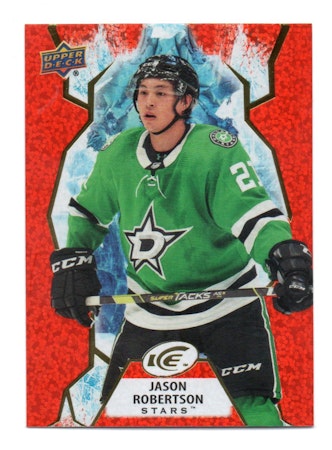 2021-22 Upper Deck Ice Orange #85 Jason Robertson (25-A4-NHLSTARS)