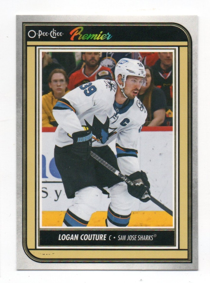 2022-23 O-Pee-Chee OPC Premier #P70 Logan Couture (10-A9-SHARKS)