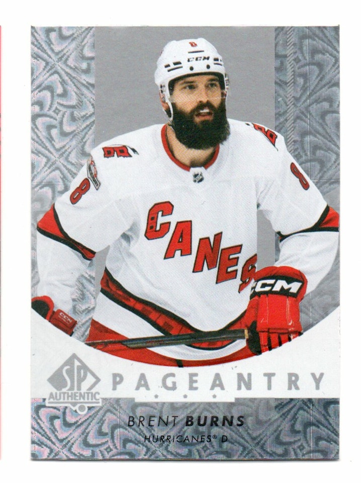 2022-23 SP Authentic Pageantry #P20 Brent Burns (10-A3-HURRICANES)