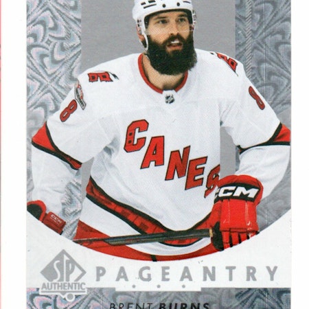 2022-23 SP Authentic Pageantry #P20 Brent Burns (10-A3-HURRICANES)