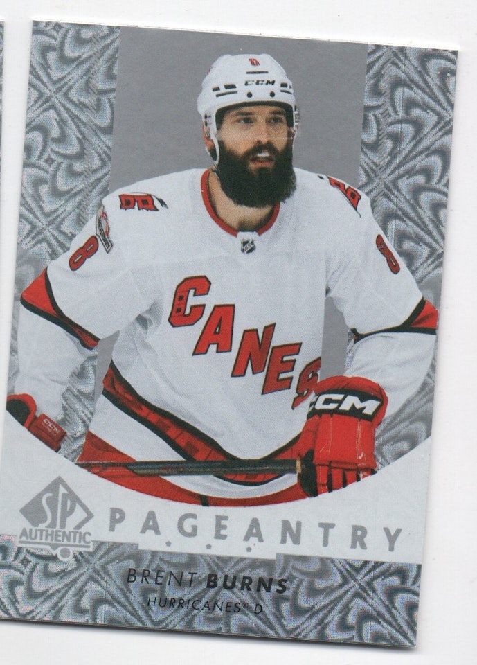 2022-23 SP Authentic Pageantry #P20 Brent Burns (10-A5-HURRICANES)