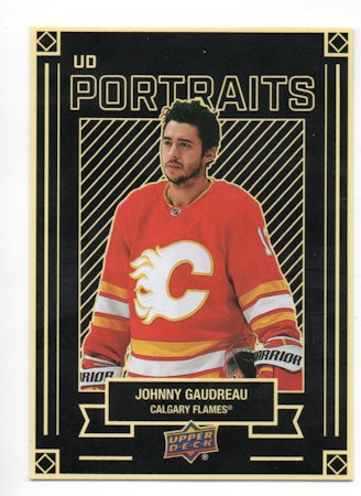 2022-23 Upper Deck UD Portraits #P7 Johnny Gaudreau (12-A8-FLAMES)