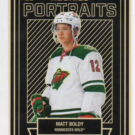 2022-23 Upper Deck UD Portraits #P31 Matt Boldy SP (25-A14-NHLWILD)