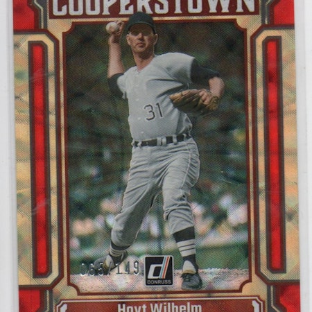 2023 Donruss Cooperstown Red #20 Hoyt Wilhelm (30-B10-MLBWHITESOX)