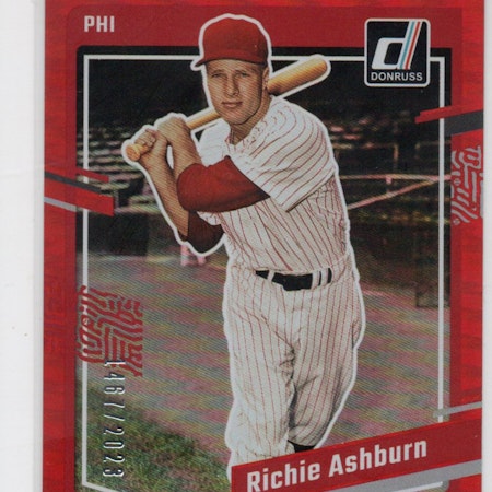 2023 Donruss Holo Red #239 Richie Ashburn (20-B5-MLBPHILLIES)