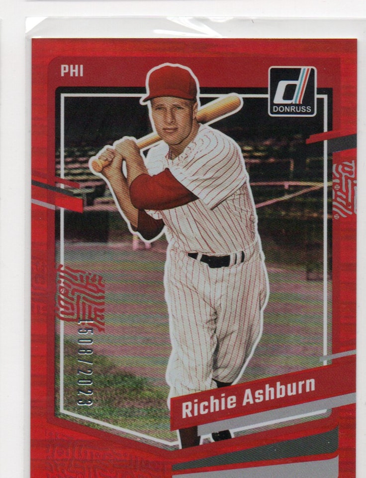 2023 Donruss Holo Red #239 Richie Ashburn (20-B10-MLBPHILLIES)