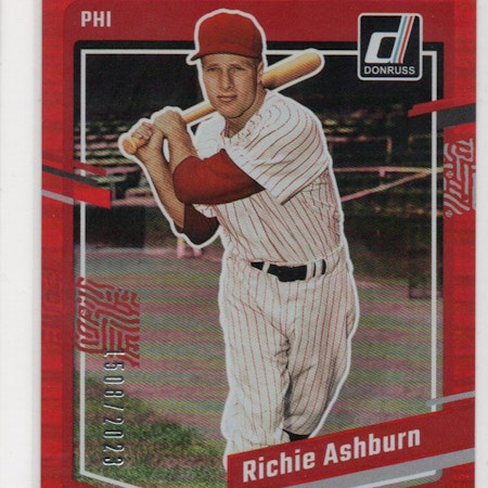 2023 Donruss Holo Red #239 Richie Ashburn (20-B10-MLBPHILLIES)