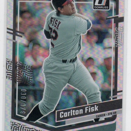 2023 Donruss Stat Line Career #218 Carlton Fisk (30-B10-MLBWHITESOX)