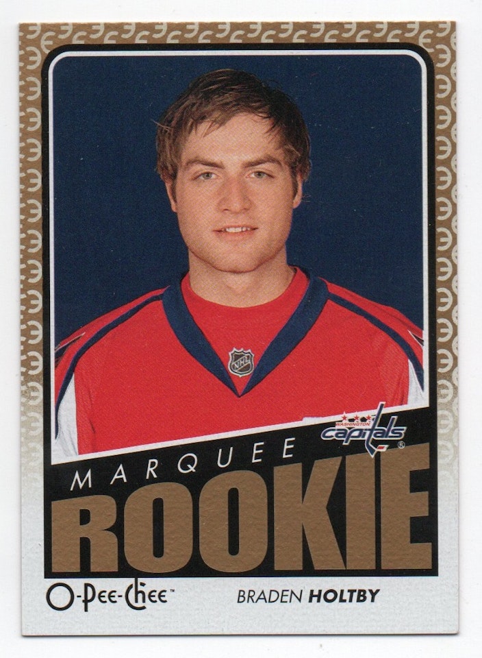 2009-10 O-Pee-Chee #785 Braden Holtby RC (25-B4-CAPITALS)