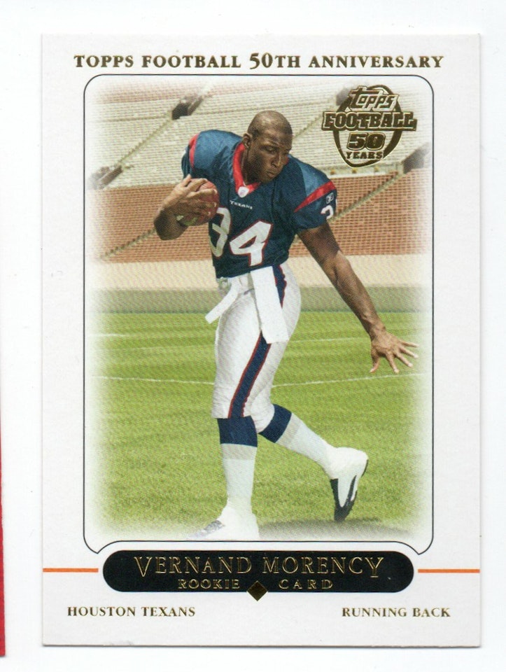 2005 Topps #426 Vernand Morency RC (10-B3-NFLTEXANS)