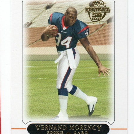 2005 Topps #426 Vernand Morency RC (10-B3-NFLTEXANS)