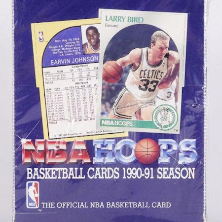 1990-91 Hoops Series 1 Basketball (Wax Box)
