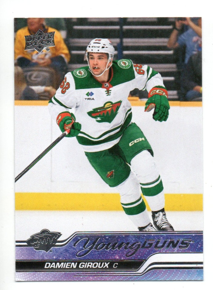 2023-24 Upper Deck #452 Damien Giroux YG RC (30-B2-NHLWILD)