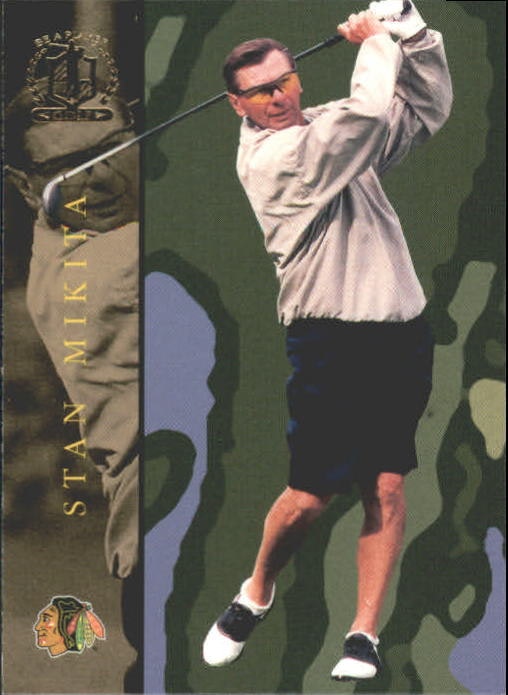 2002-03 BAP Signature Series Golf #GS86 Stan Mikita (10-B13-BLACKHAWKS)