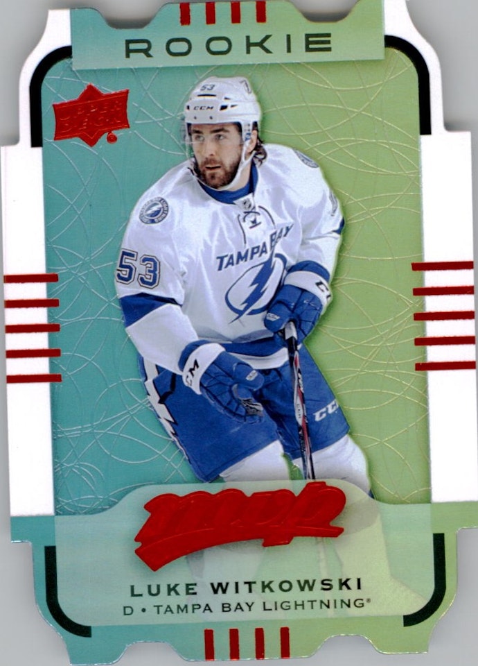 2015-16 Upper Deck MVP Colors and Contours #177 Luke Witkowski L3T (12-B13-LIGHTNING)