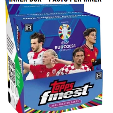 2023-24 Topps Finest Road to UEFA Euro 2024 (Hobby Mini-Box)