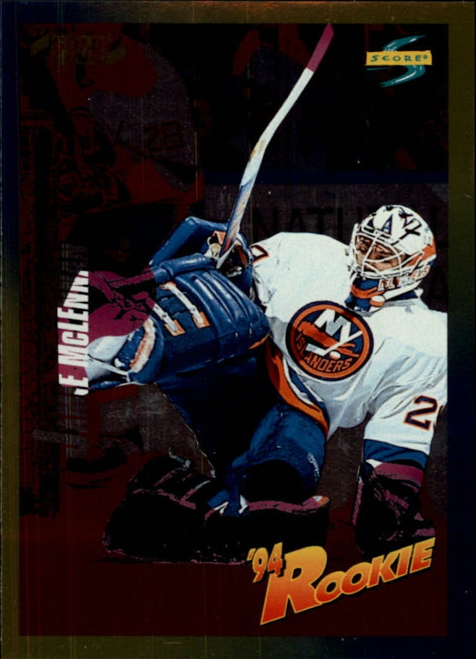 1994-95 Score Gold Line #224 Jamie McLennan (12-B12-ISLANDERS)