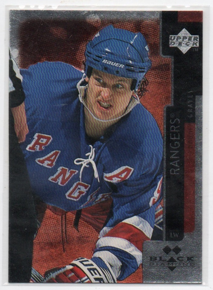 1997-98 Black Diamond Double Diamond #2 Adam Graves (15-B12-RANGERS)