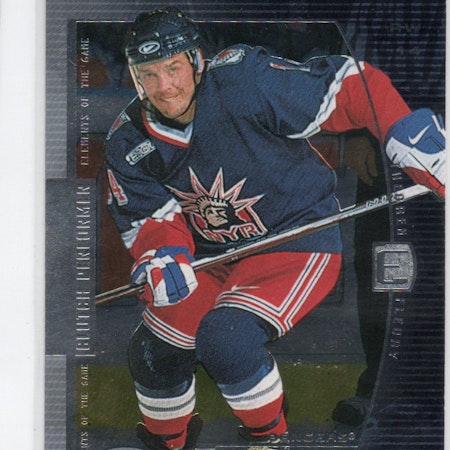1999-00 Wayne Gretzky Hockey Elements of the Game #EG9 Theo Fleury (10-C5-RANGERS)