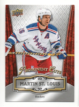 2016 Upper Deck National Convention Prominent Cuts #PC8 Martin St. Louis (15-B12-RANGERS)