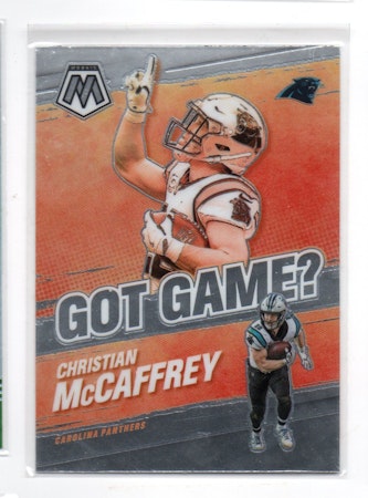 2021 Panini Mosaic Got Game #10 Christian McCaffrey (15-B7-NFLPANTHERS)
