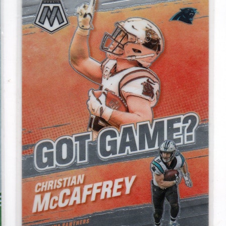 2021 Panini Mosaic Got Game #10 Christian McCaffrey (15-B7-NFLPANTHERS)