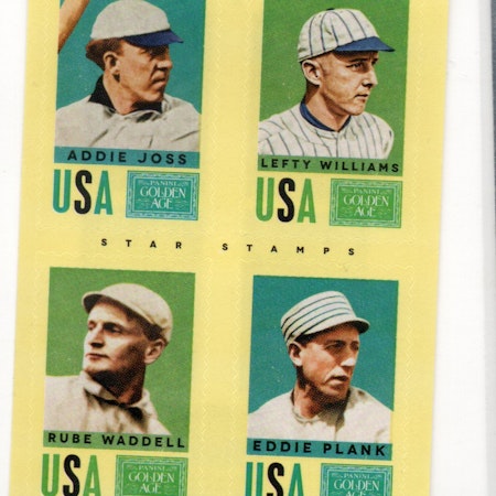 2014 Panini Golden Age Star Stamps #2 Addie Joss Lefty Williams Rube Waddell Eddie Plank (20-B7-OTHERS)