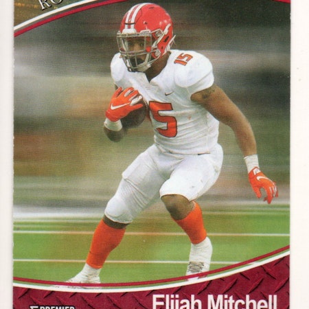 2021 SAGE HIT Red #105 Elijah Mitchell (10-B7-NFL49ERS)