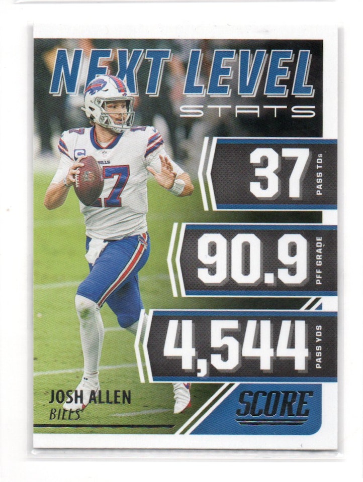 2021 Score Next Level Stats #15 Josh Allen (15-C5-NFLBILLS)