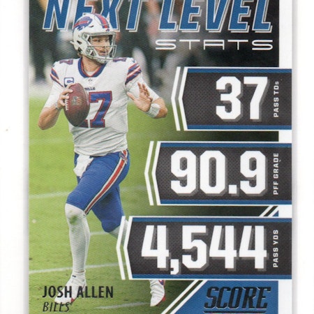 2021 Score Next Level Stats #15 Josh Allen (15-C5-NFLBILLS)